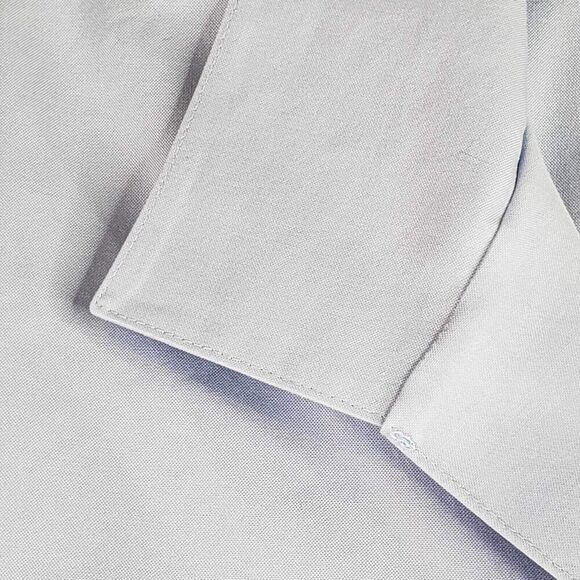 Chicos Shirt Top Women’s Size 3 US XL Blue Button Up Cotton Collared - Picture 4 of 8